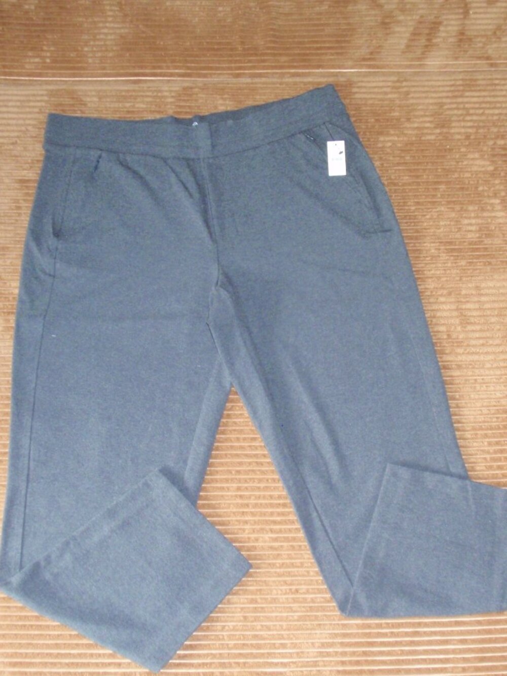 NWT T by Talbots Gray Casual Stretchy Straight Leg Every Day Pants Sz XL